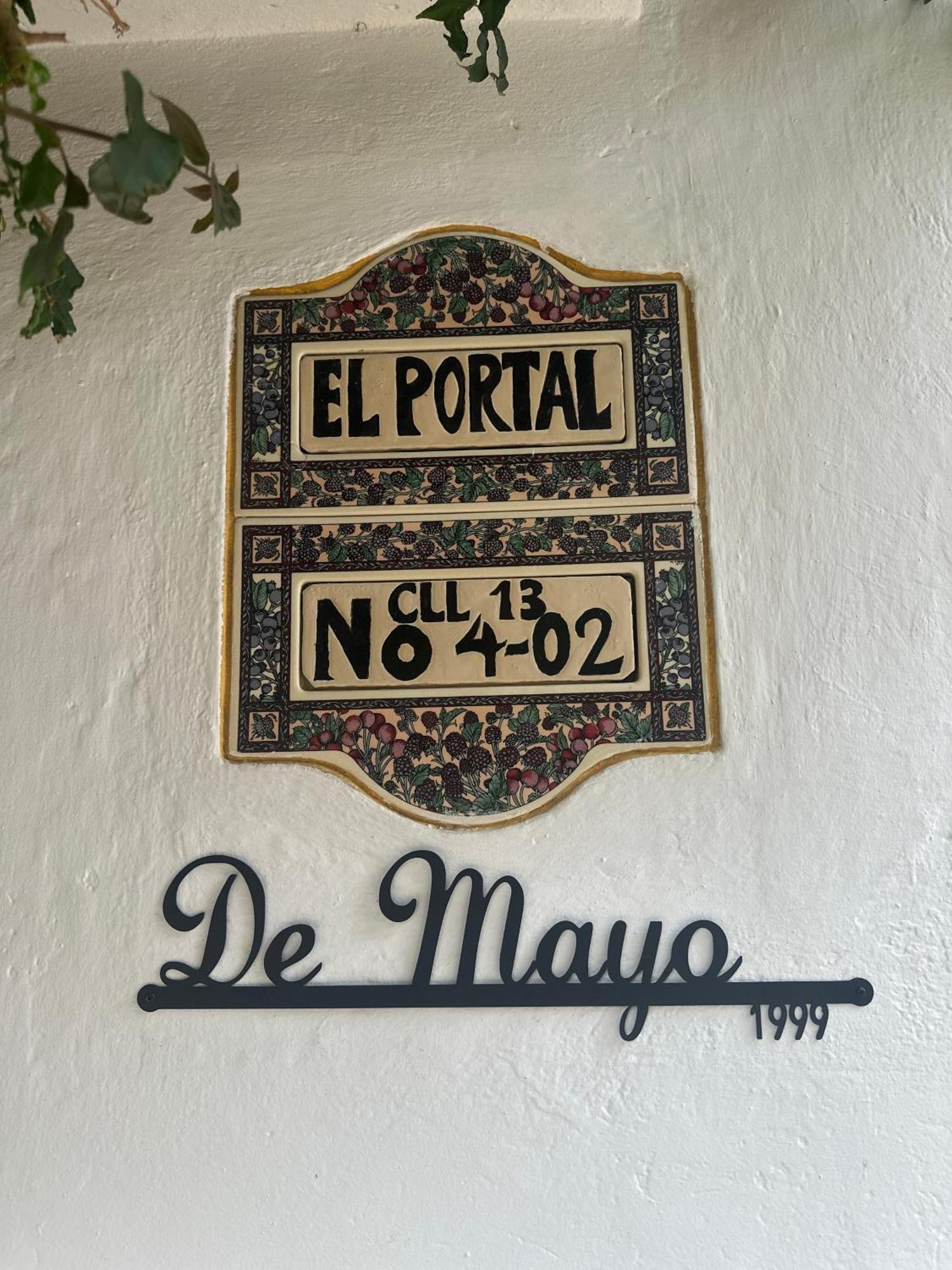 El Portal De Mayo Hotell Villa de Leyva Exteriör bild